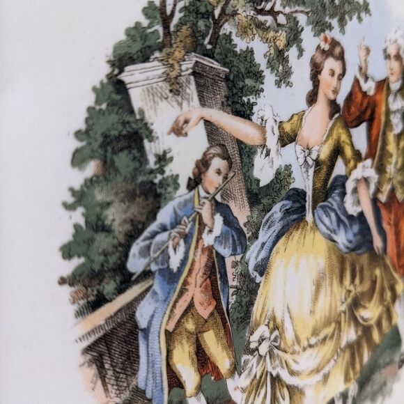 THE Harker Pottery Vintage Victorian Plate 22k Gold - Picture 2 of 7